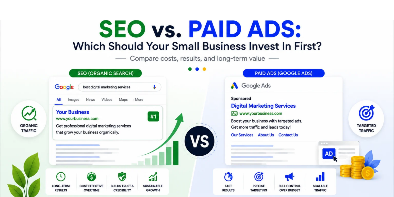 SEO vs Paid Ads: Which Should Your Small Business Invest In First?