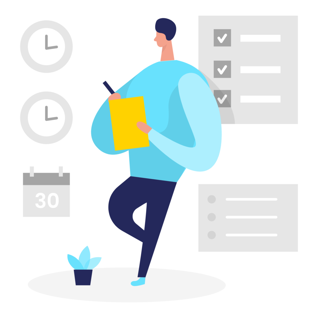 Brand style guide and guidelines document illustration